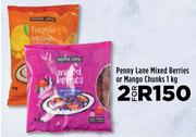 Penny Lane Mixed Berries Or Mango Chunks-For 2 x 1kg