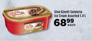 Gino Ginelli Gelateria Ice Cream Assorted-1.4L Each