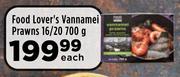 Food Lover's Vannamei Prawns 16/20-700g Each