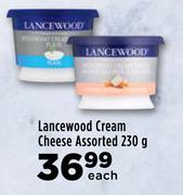 Lancewood Cream Cheese Assorted-230g Each