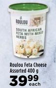 Roulou Feta Cheese Assorted-400g Each