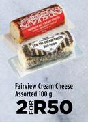 Fairview Cream Cheese Assorted-For 2 x 100g