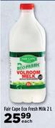 Fair Cape Eco Fresh Milk-2L Each