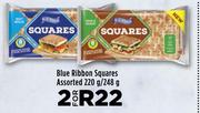 Blue Ribbon Squares Assorted-For 2 x 220g/248g