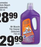 Mr Muscle Tile Cleane(Selected)-750ml Each