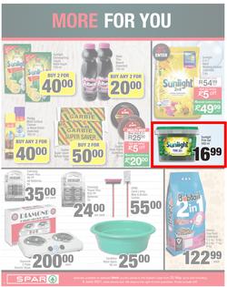SPAR COUNTRY EASTERN CAPE : My Spar (25 May - 6 June 2021) Valid in Amahlathi, Bedford, Buffalo Flats, Cala, Centane, Idutywa, Kwa-Fetting, Komga, Lady Frere, Nemato, Ugie, Willowvale, page 6