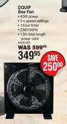 Dquip Box Fan