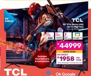 TCL 98"(248cm) P74 Series UHD 4K TV 98P745