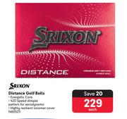 Srixon Distance Golf Balls 460521-Each
