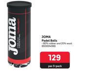 Joma Padel Balls 850004086-Per 3 Pack
