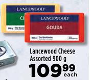 Lancewood Cheese Assorted-900g Each