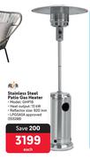 Alva Stainless Steel Patio Gas Heater GHP18
