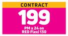 2 x Tecno Pop 2X Plus Smartphone-On Red Flexi 130 + On Promo 70