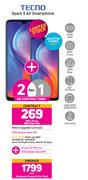 2 x Tecno Spark 5 Air Smartphone-On Red Flexi 130 + On Promo 70