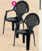 Antracite Ebony High Back Chair Black-For 2
