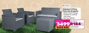 Contour Jabulani 4 Piece Patio Set Graphite