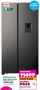 Hisense 508L Side By Side Fridge Freezer H670SIT-WD