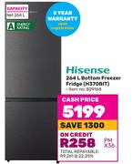 Hisense 264L Bottom Freezer Fridge H370BIT
