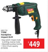 Ryobi 710W Handyline Impact Drill HID-710
