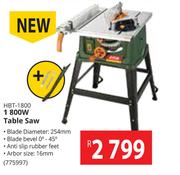 Ryobi 1800W Table Saw HBT-1800