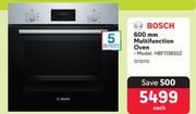 Bosch 600mm Multifunction Oven HBF113BSOZ