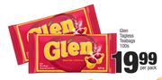 Glen Tagless Teabags-100's Per Pack