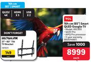 TCL 164cm (65") Smart QLED Google TV 65C655