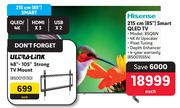 Hisense 215cm (85") Smart QLED TV 85Q6N