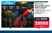 Hisense 254cm (100") Smart QLED TV 144Hz 100Q7N