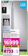 Samsung 501L Side By Side Fridge RS50N3C13S8