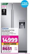Samsung 520L Side By Side Fridge RS52N3B13S8