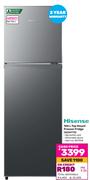 Hisense 154Ltr Top Mount Freezer Fridge H225TTS