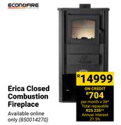 Econofire Erica Closed Combustion Fireplace