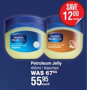 Vaseline Petroleum Jelly Assorted-450ml Each