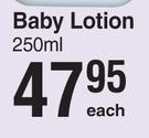Portia M For Baby Baby Lotion-250ml Each
