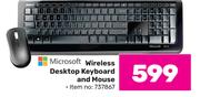 Microsoft Wireless Desktop Keyboard And Mouse