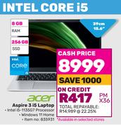 Acer 15.6"(39cm) Aspire 3 i5 Laptop 