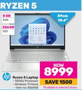 HP 15.6"(39cm) Ryzen 5 Laptop