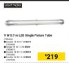 Lightworx 9W 0.7m LED Single Fixture Tube 783434