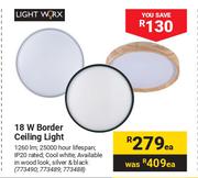 Lightworx 18W Border Ceiling Light 773490, 773489, 773488-Each