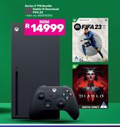 Xbox Series X 1TB Console Plus Diablo IV Download Plus FIFA 23
