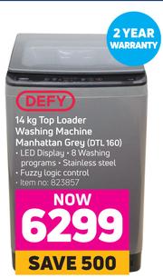 defy dtl 160 top loader