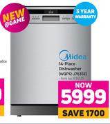 Midea 14 Place Dishwasher WQP12-J7635E