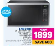 Samsung 28L Electronic Solo Microwave Oven ME6104ST1/FA