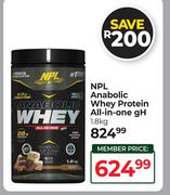 NPL Anabolic Whey Protein All In One gH-1.8Kg