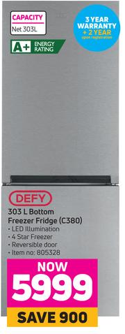 c380 defy fridge