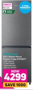 Hisense 223L Bottom Mount Freezer Fridge H310BIT