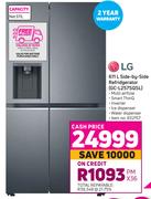 LG 611L Side By Side Refridgerator