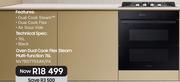 Samsung Oven Dual Cook Flex Steam Multi Function 76L NV7B5775XAK/FA