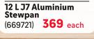 Hart J7 Aluminium Stewpan-12Ltr Each